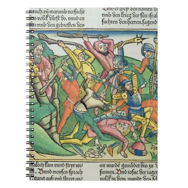 Carnet Les exodes 17 8-15 Aaron et Hur soutiennent les (Devant)