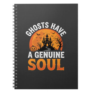 Carnet Les fantômes d'Halloween ont un design d'âme authe