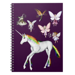 Carnet Les fées colorent la licorne