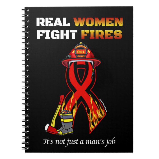 CARNET LES FEMMES RÉELLES COMBATTENT LES INCENDIES (Devant)