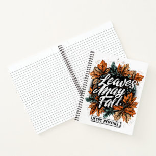 Carnet Les feuilles peuvent tomber...