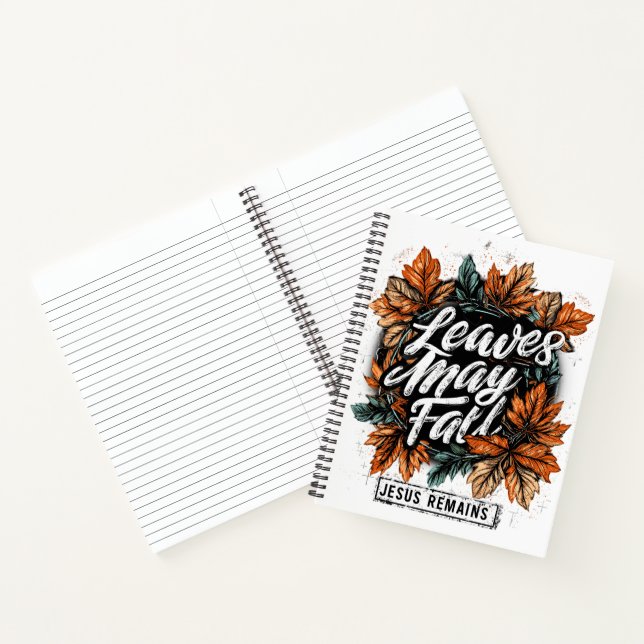 Carnet Les feuilles peuvent tomber... (Intérieur)