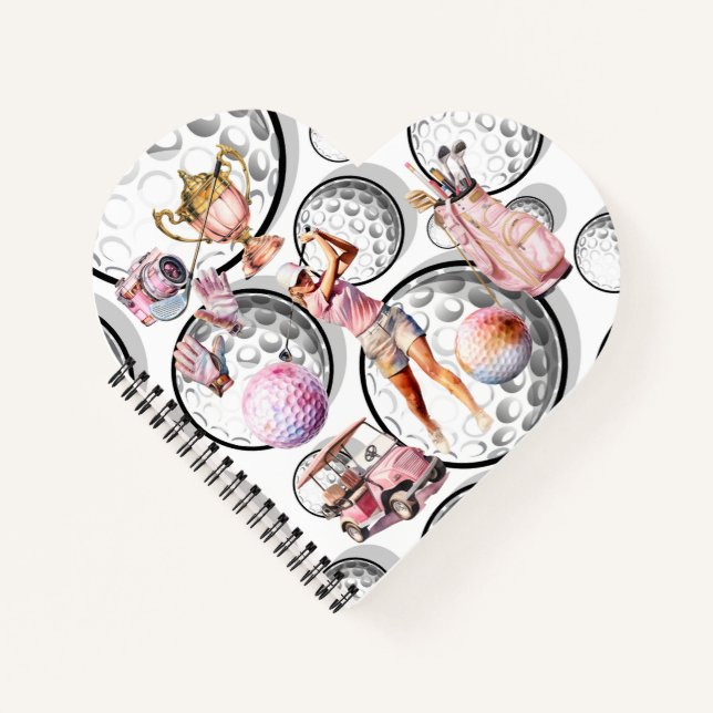 Carnet Les filles au golf (Devant)