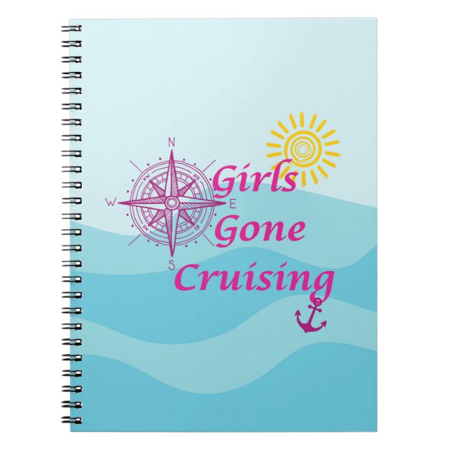 Carnet Les filles sont parties en croisière (Devant)
