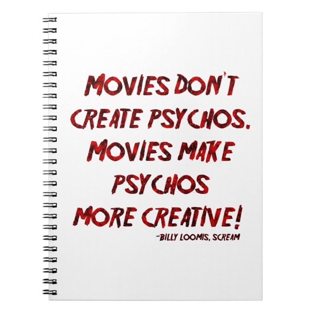Carnet Les films perdus ne créent pas de psychos (Devant)