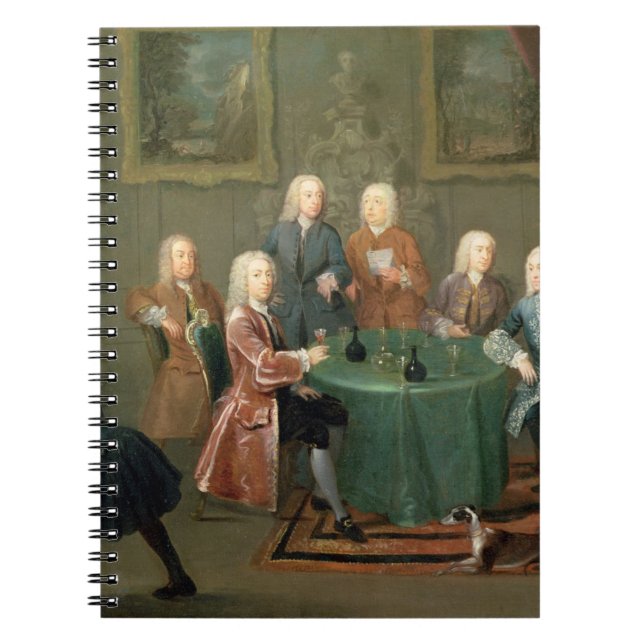 Carnet Les frères Clarke avec d'autres messieurs prenant (Devant)