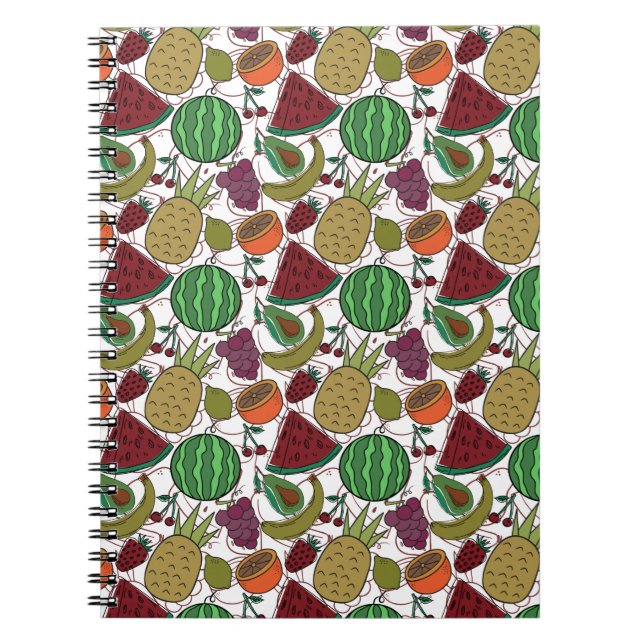 Carnet Les Fruits sautés | Fruit surface pattern 25 (Devant)