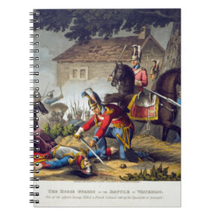 Carnet Les gardes de cheval à la bataille de waterloo,