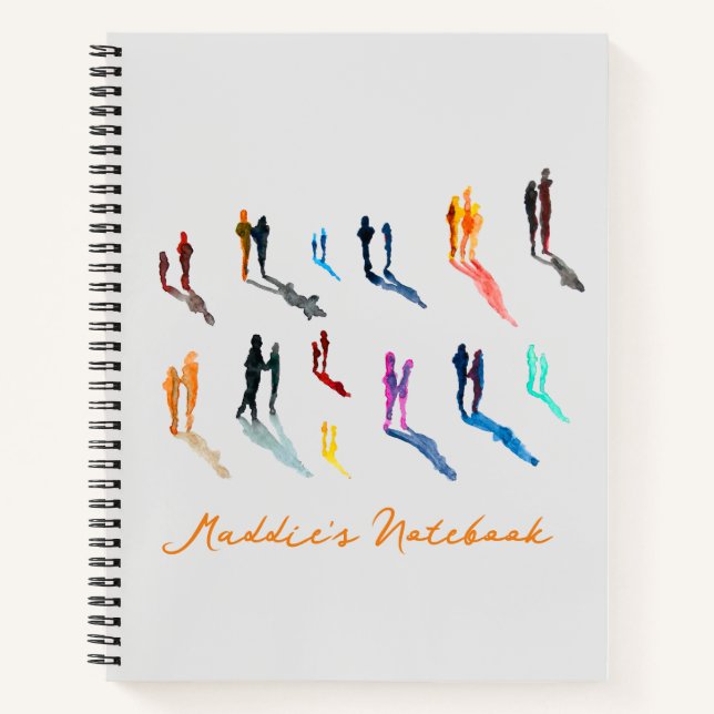 Carnet Les gens art aquarelle fine art (Devant)