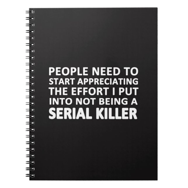 Carnet Les gens doivent commencer à apprécier (Devant)