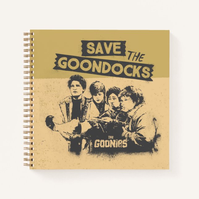 Carnet Les Goonies "Sauvez Les Quais De Goon" (Devant)