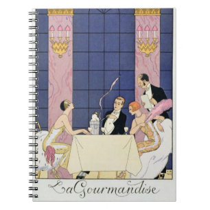 Carnet Les gourmands, 1920-30 (copie de pochoir)
