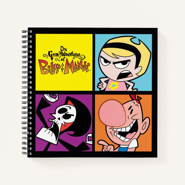 Carnet Les Grandes Aventures de Billy & Mandy Character A (Devant)