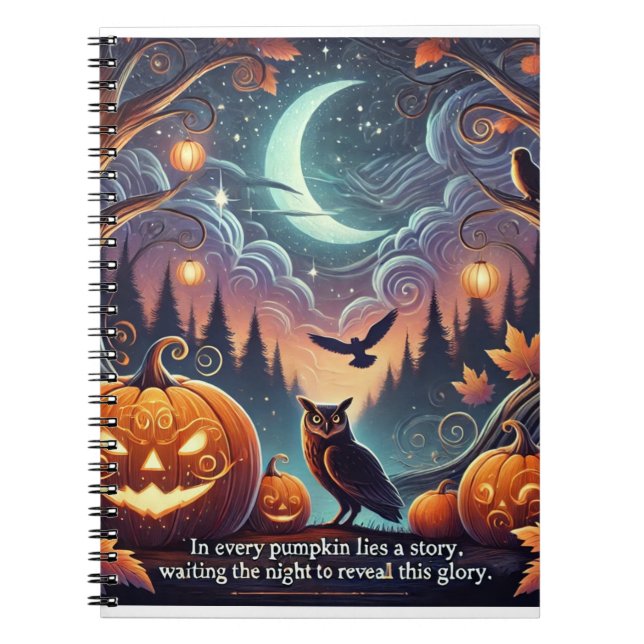 Carnet Les histoires cachées des Citrouilles d'Halloween (Devant)
