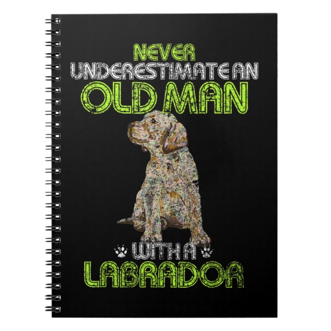 Carnet Les hommes ne sous-estiment jamais un vieil homme  (Devant)