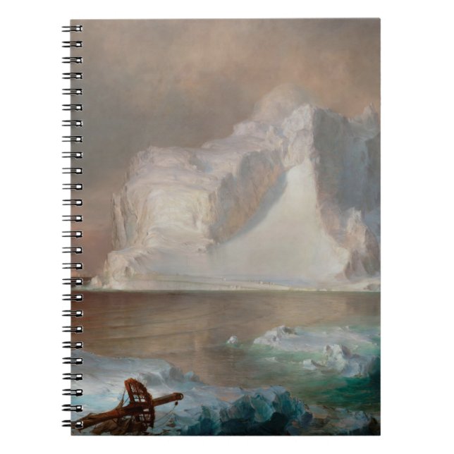 Carnet Les Icebergs Frederic Edwin Church (Devant)