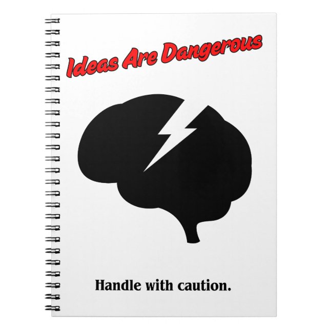 Carnet Les idées sont dangereuses – Pensez audacieusement (Devant)