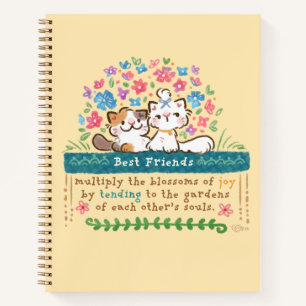 Carnet Les jardins des meilleurs amis - Chats Paisley & M