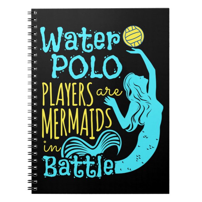Carnet Les joueurs de water polo sont des sirènes en bata (Devant)