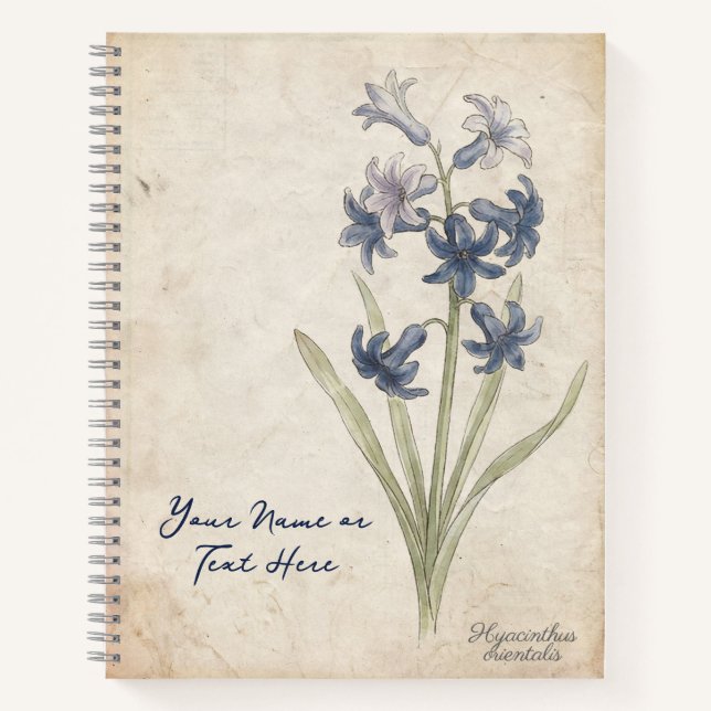 Carnet Les Larmes d'Apollon : Hyacinthus Orientalis Botan (Devant)
