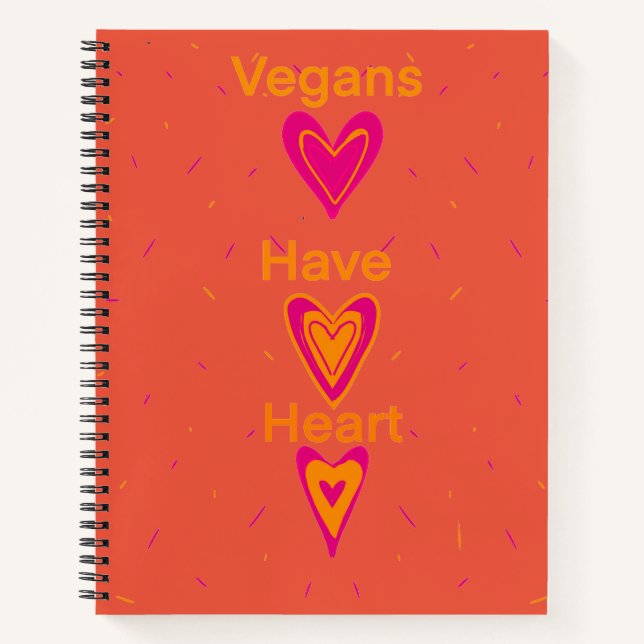 Carnet Les légumes ont le coeur (Devant)