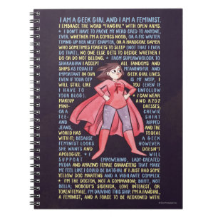 Carnet Les litanies de la fille de geek pour le féminism