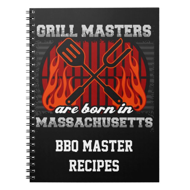 Carnet Les Maîtres De Grillades Sont Nés Dans Massachuset (Devant)