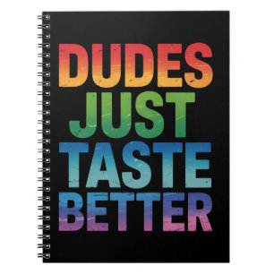 Carnet Les mecs ont juste meilleur goût Drôle Fierté gay