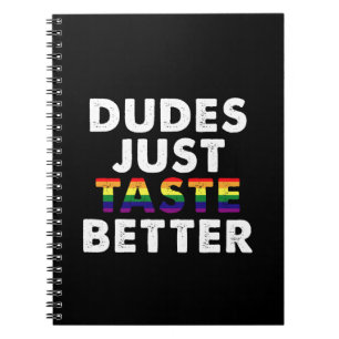 Carnet Les mecs ont juste meilleur goût Idée cadeau Gay P