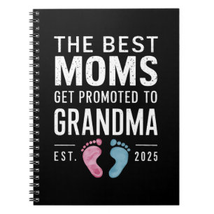 Carnet Les meilleures mamans sont promues grand-mère Tabl