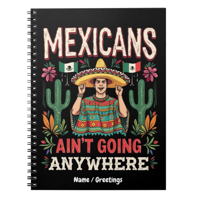Carnet Les Mexicains ne vont nulle part Une déclaration a (Devant)
