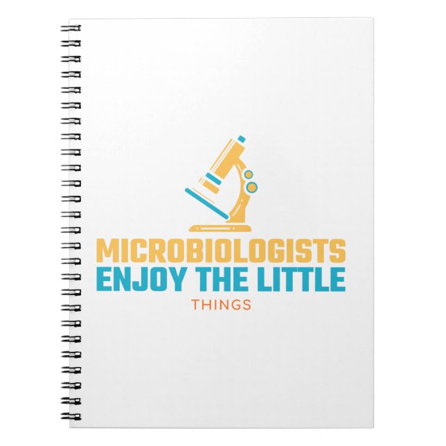 Carnet Les microbiologistes adorent les petites choses (Devant)