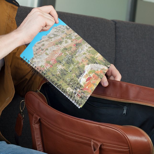 Carnet Les montagnes appellent Citation Paysage Pittoresq (In Situ)