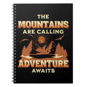 Carnet Les montagnes appellent, l'aventure attend
