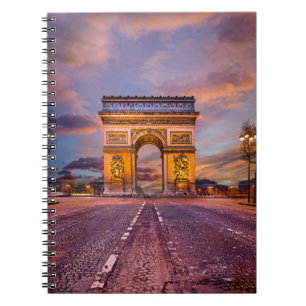 Carnet Les monuments Arc de Triomphe, Paris France