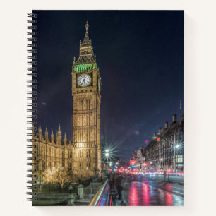Carnet Les monuments Big Ben la nuit