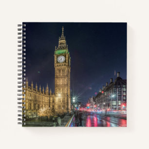 Carnet Les monuments Big Ben la nuit