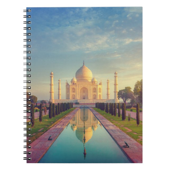 Carnet Les monuments | Couleurs du Taj Mahal (Devant)