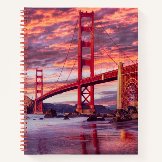 Carnet Les monuments | The Golden Gate San Francisco, CA (Devant)