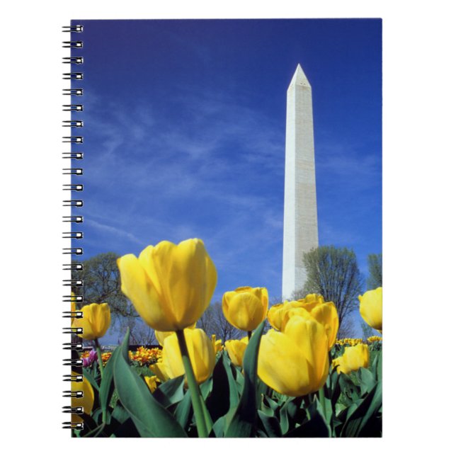 Carnet Les monuments | Washington Monument au printemps (Devant)