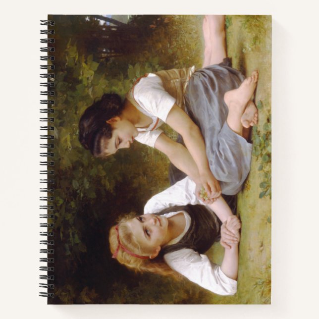 Carnet Les Noisettes : Les jeunes filles ramassent les no (Devant)