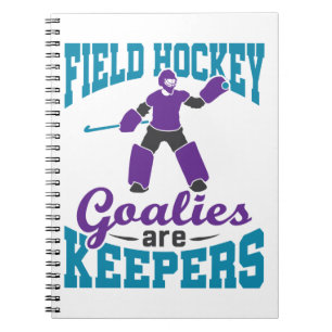 Carnet Les objectifs de hockey sur gazon sont des gardien