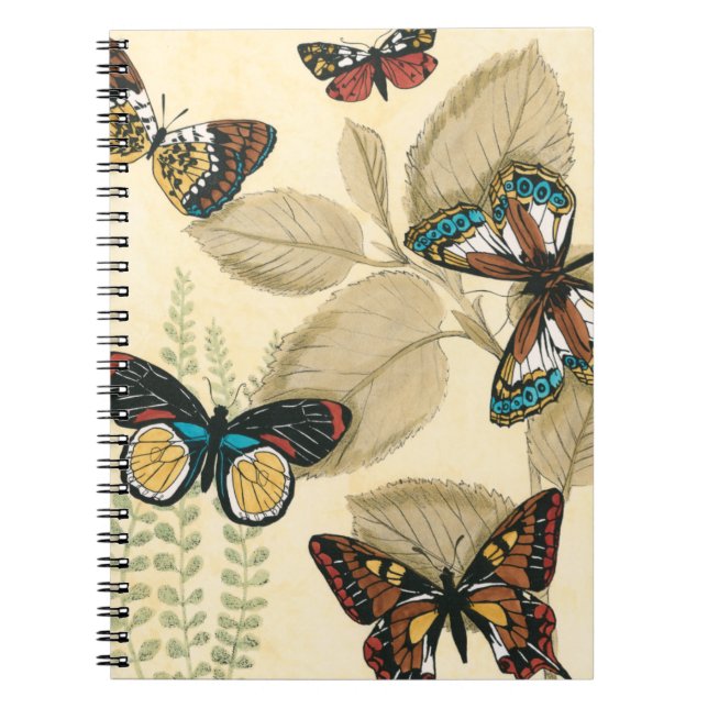 Carnet Les papillons qui dorment sur les Feuilles (Devant)