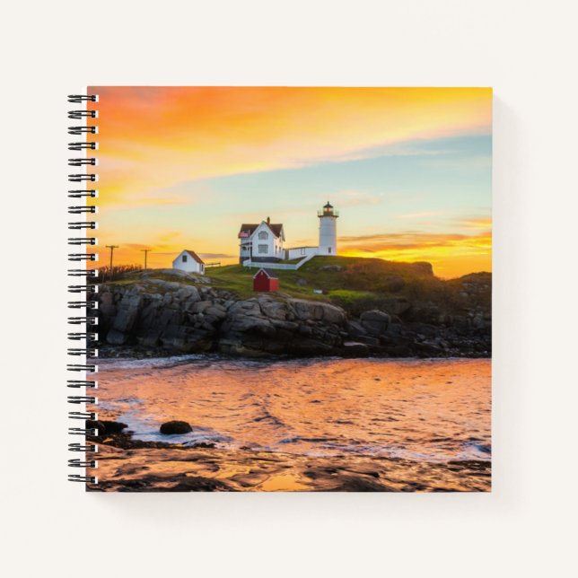 Carnet Les phares | Nubble Lighthouse Maine (Devant)