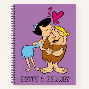 Carnet Les Pierrafeu   Betty Kissing Barney
