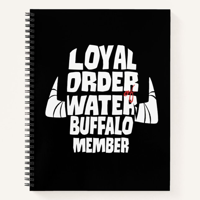 Carnet Les Pierrafeu | Loyal Order Water Buffalo Membre (Devant)