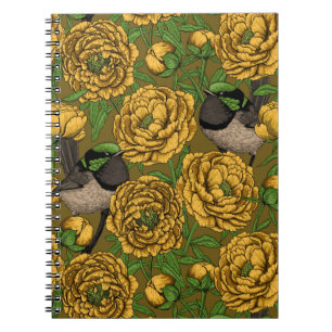 Carnet Les pivoines et les brunes