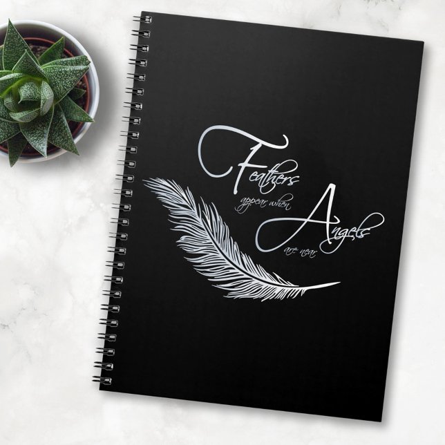 Carnet Les plumes apparaissent quand les anges sont près (Créateur téléchargé)