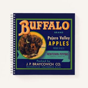 Carnet Les pommes de la marque Buffalo datent des années