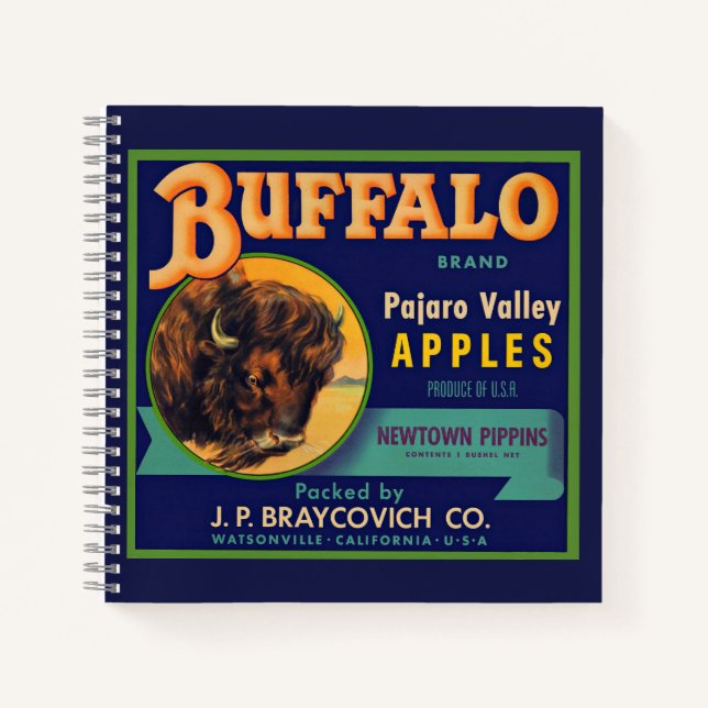 Carnet Les pommes de la marque Buffalo datent des années  (Devant)